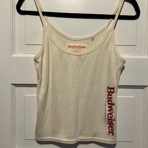 Budweiser Cream Tank Top